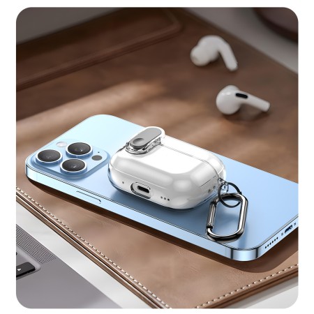 Husa pentru Apple AirPods 4 - Dux Ducis PECL Series - Grey