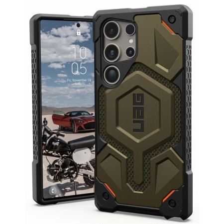 Husa pentru Samsung Galaxy S24 Ultra - UAG Monarch - Kevlar Element Green