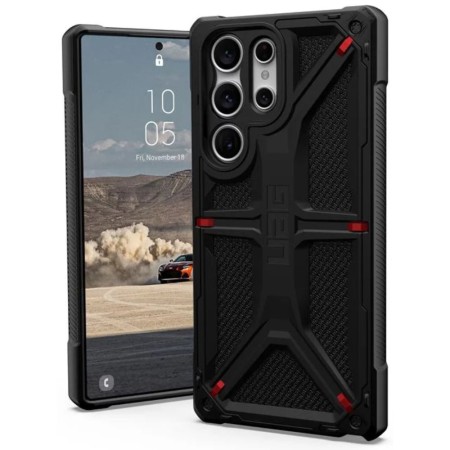 Husa pentru Samsung Galaxy S23 Ultra - UAG Monarch - Kevlar Black