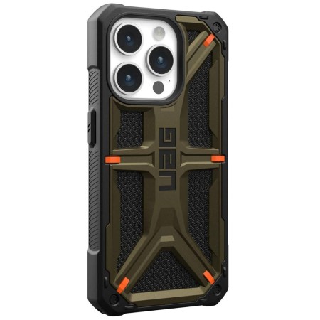 Husa pentru iPhone 15 Pro Max - UAG Monarch - Kevlar Element Green