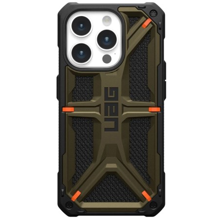 Husa pentru iPhone 15 Pro - UAG Monarch - Kevlar Element Green