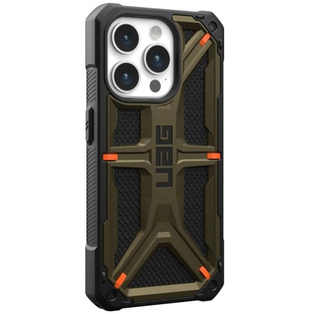 Husa pentru iPhone 15 Pro - UAG Monarch - Kevlar Element Green