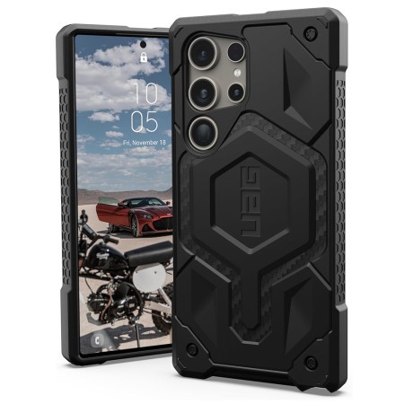 Husa pentru iPhone 15 Plus - UAG Monarch - Carbon Fiber