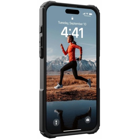 Husa pentru iPhone 15 Pro - UAG Plasma XTE - Black / Orange