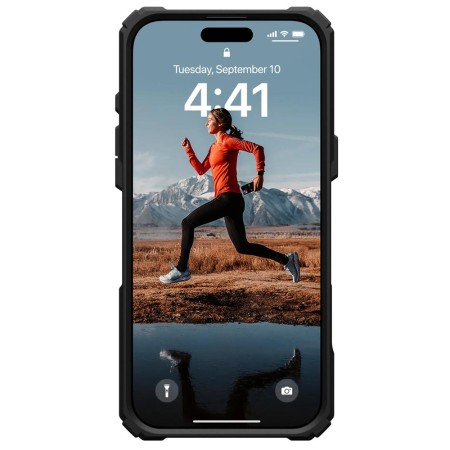 Husa pentru iPhone 16 - UAG Plasma XTE MagSafe - Black / Orange