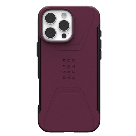 Husa pentru iPhone 16 Pro Max - UAG Civilian MagSafe - Bordeaux