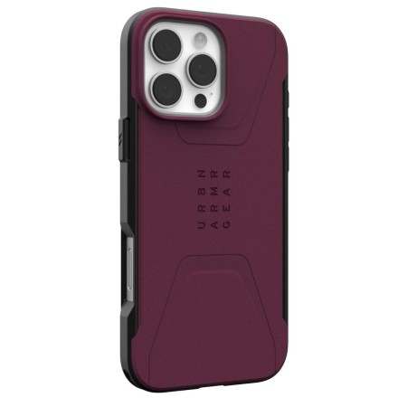 Husa pentru iPhone 16 Pro Max - UAG Civilian MagSafe - Bordeaux