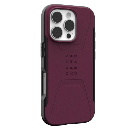 Husa pentru iPhone 16 Pro - UAG Civilian MagSafe - Bordeaux