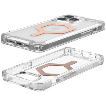 Husa pentru iPhone 15 Pro Max - UAG Plyo MagSafe - Ice Rose Gold