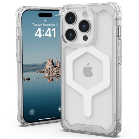 Husa pentru iPhone 15 Pro - UAG Plyo MagSafe - Ice White