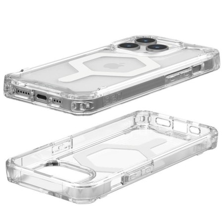 Husa pentru iPhone 15 Pro - UAG Plyo MagSafe - Ice White