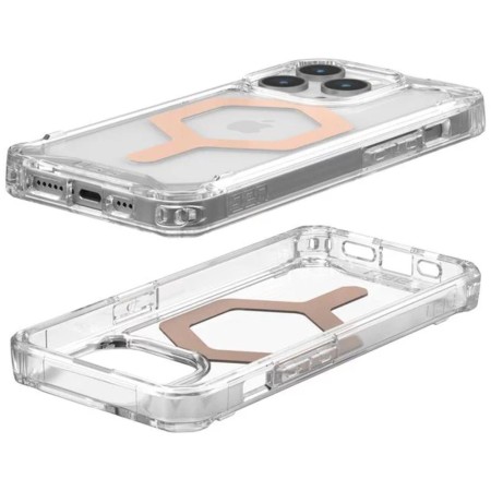 Husa pentru iPhone 15 Pro - UAG Plyo MagSafe - Ice Rose Gold