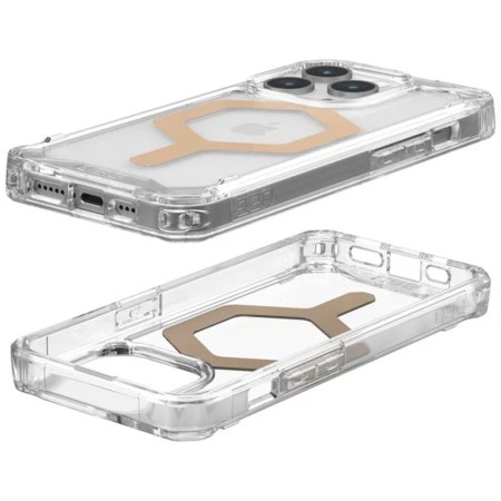 Husa pentru iPhone 15 Pro - UAG Plyo MagSafe - Ice Gold