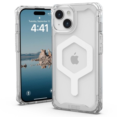 Husa pentru iPhone 15 Plus - UAG Plyo MagSafe - Ice Silver