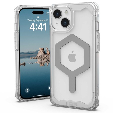 Husa pentru iPhone 15 - UAG Plyo MagSafe - Ice Silver