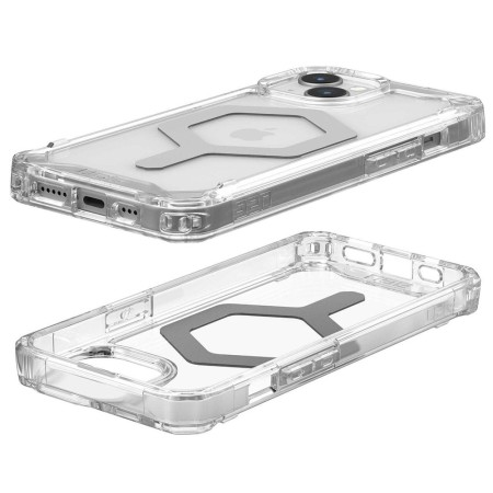 Husa pentru iPhone 15 - UAG Plyo MagSafe - Ice Silver