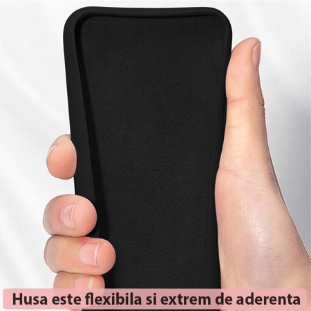 Husa pentru Xiaomi Redmi Note 13 Pro 4G / Poco M6 Pro 4G - Techsuit Soft Edge Silicone - Black