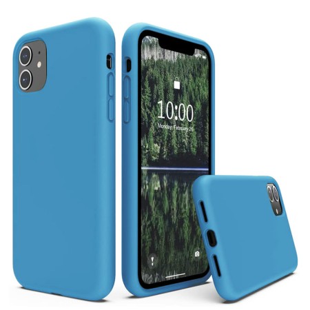 Husa pentru Xiaomi Redmi Note 13 Pro 4G / Poco M6 Pro 4G - Techsuit Soft Edge Silicone - Denim Blue