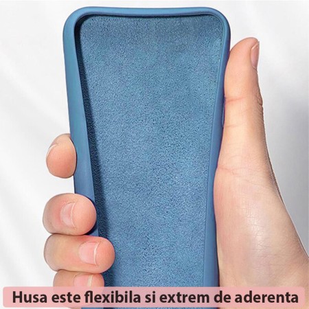 Husa pentru Xiaomi Redmi Note 13 Pro 4G / Poco M6 Pro 4G - Techsuit Soft Edge Silicone - Denim Blue