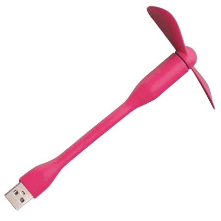 Ventilator USB Portabil, 5V - Techsuit (TUF1) - Pink