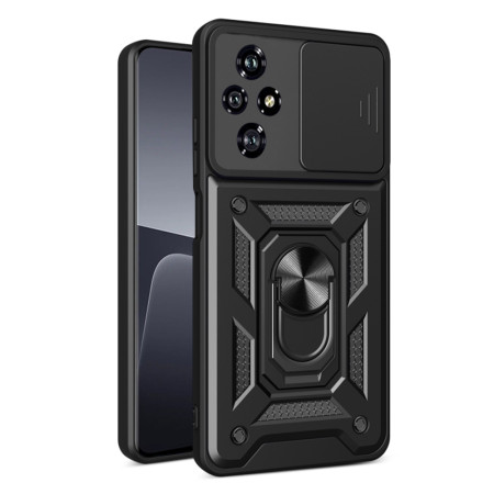 Husa pentru Honor 200 Pro, CamShield Protectie Camera, Magnetic, Slide si Snap, Black