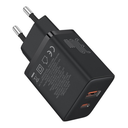 Incarcator USB, Type-C, Fast Charge 30W - Baseus (P10111404113-00) - Cluster Black