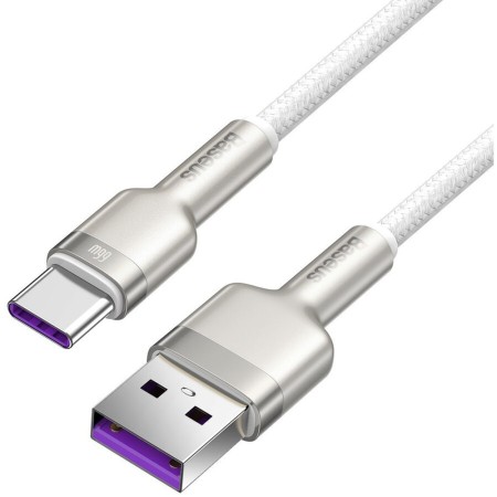 Cablu de Date USB la Type-C 66W, 2m - Baseus Cafule (CAKF000202) - White