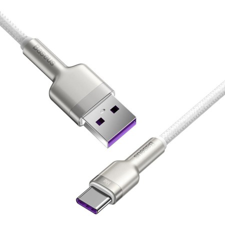 Cablu de Date USB la Type-C 66W, 2m - Baseus Cafule (CAKF000202) - White