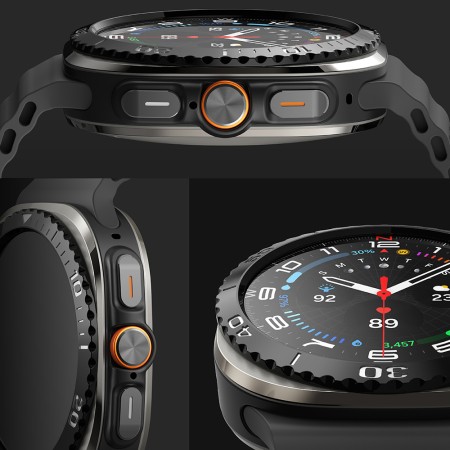 Rama pentru Samsung Galaxy Watch Ultra 47mm - Ringke Bezel Styling - Black (CB-GW7U-47-02)