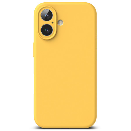 Husa pentru iPhone 16 Plus - Ringke Silicone Magnetic MagSafe - Yellow