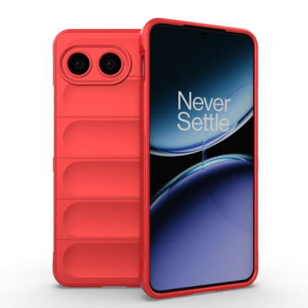 Husa Antisoc pentru OnePlus Nord 4, Margini Striate, Magic Shield, Red