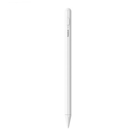 Stylus Pen Magnetic cu Indicator LED pentru iPad - Baseus (P80015802213-02) - White