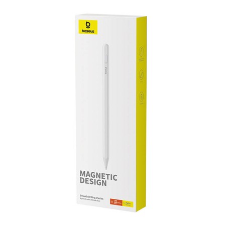 Stylus Pen Magnetic cu Indicator LED pentru iPad - Baseus (P80015802213-02) - White