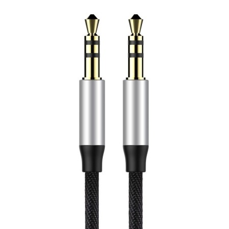 Cablu Audio Jack la Jack, 1.5m - Baseus (CAM30-CS1) - Black