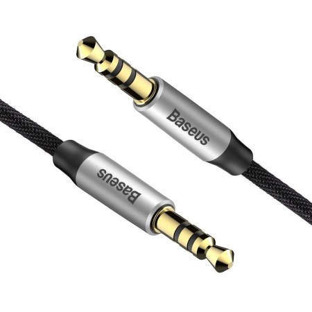 Cablu Audio Jack la Jack, 1.5m - Baseus (CAM30-CS1) - Black