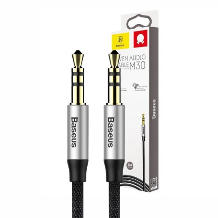 Cablu Audio Jack la Jack, 1.5m - Baseus (CAM30-CS1) - Black