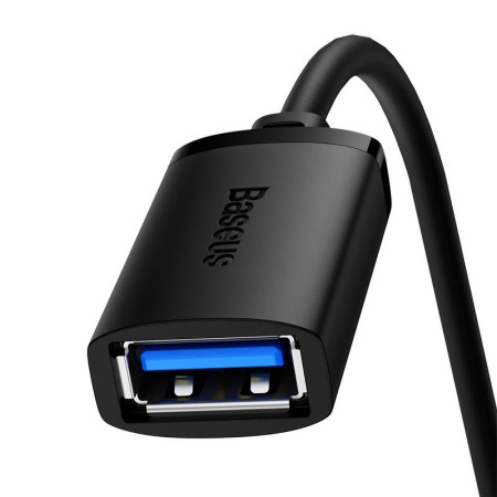 Cablu Extensie USB la USB, 1m - Baseus (B00631103111-02) - Black