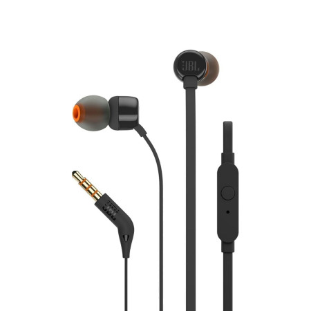 Casti JBL cu Fir Mufa Jack, T110 JBLT110BLK, Black