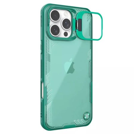 Husa pentru iPhone 16 Pro - Nillkin Iceblade Prop (with Camera Cutout) - Green