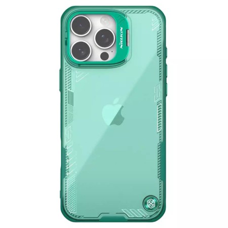 Husa pentru iPhone 16 Pro - Nillkin Iceblade Prop (with Camera Cutout) - Green