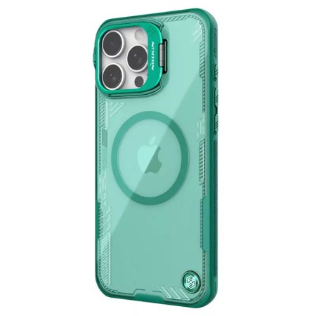 Husa pentru iPhone 16 Pro - Nillkin Iceblade Prop Magnetic (with Camera Cutout) - Green