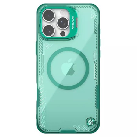 Husa pentru iPhone 16 Pro - Nillkin Iceblade Prop Magnetic (with Camera Cutout) - Green