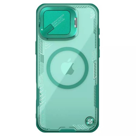 Husa pentru iPhone 16 Pro - Nillkin Iceblade Prop Magnetic (without Camera Cutout) - Green