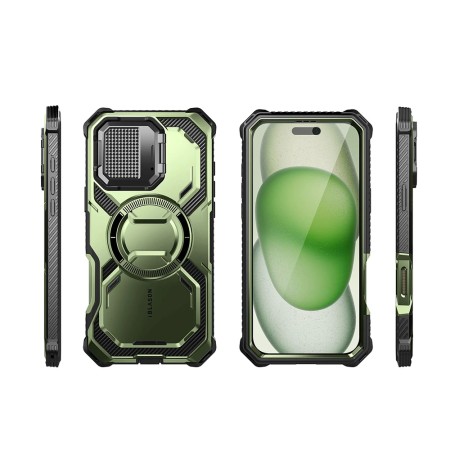 Husa pentru iPhone 16 Plus + Folie - I-Blason Armorbox - Guldan