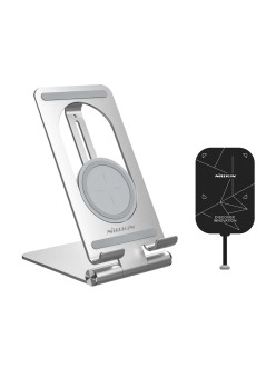 Incarcator + Adaptor Wireless Fast Charging, 15W (set) - Nillkin - Silver