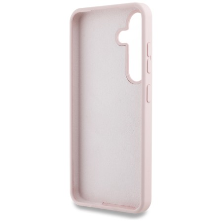 Husa pentru Samsung Galaxy S25 Ultra - Guess Silicone 4G Big Metal Logo - Pink