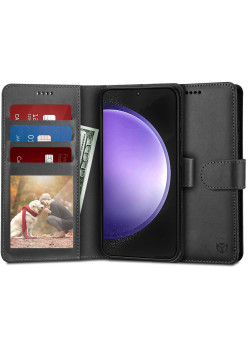 Husa Tip Carte pentru Sony Xperia 10 VI, Protectie Completa 360, Black