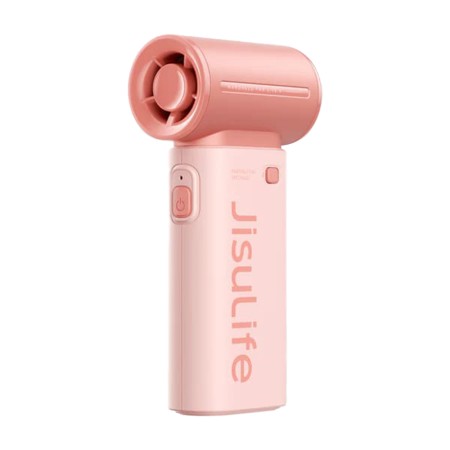 Ventilator Portabil 3600mAh cu Display Digital - JisuLife (Life9) - Pink