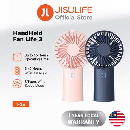 Ventilator Portabil 4000mAh - JisuLife (F2B) - Pink