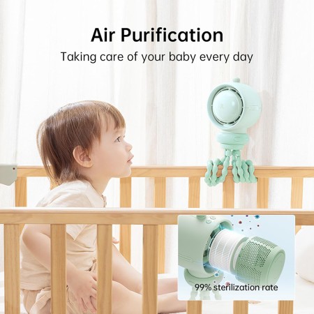 Ventilator Portabil 5000mAh - JisuLife (Life2S) - Green